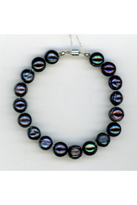Black Peacock Pearl Bracelet